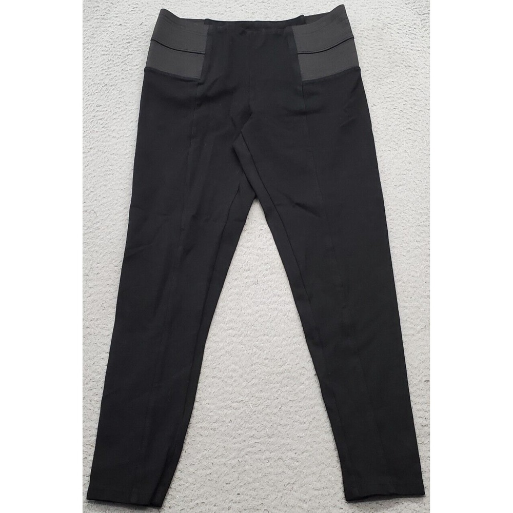 Willow & Clay Leggings Women's S Black Rayon Seamless High Waist Skinny Pull‎ On
